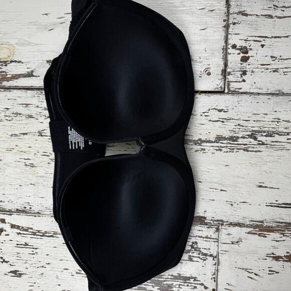 Torrid Black Strapless Push Up Bra Multiway Size 46C No Straps Underwired - Picture 4 of 8
